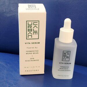 Urban Carlm Facetory Vita Serum 10% Niacinamide Fermented Mung Bean Korean Skin